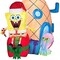 7' Gemmy Airblown Inflatable Christmas Mixed Media Nickelodeon SpongeBob SquarePants Pineapple House Scene Yard Decoration 89924